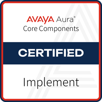 Avaya Aura Core Components — Certified Implement